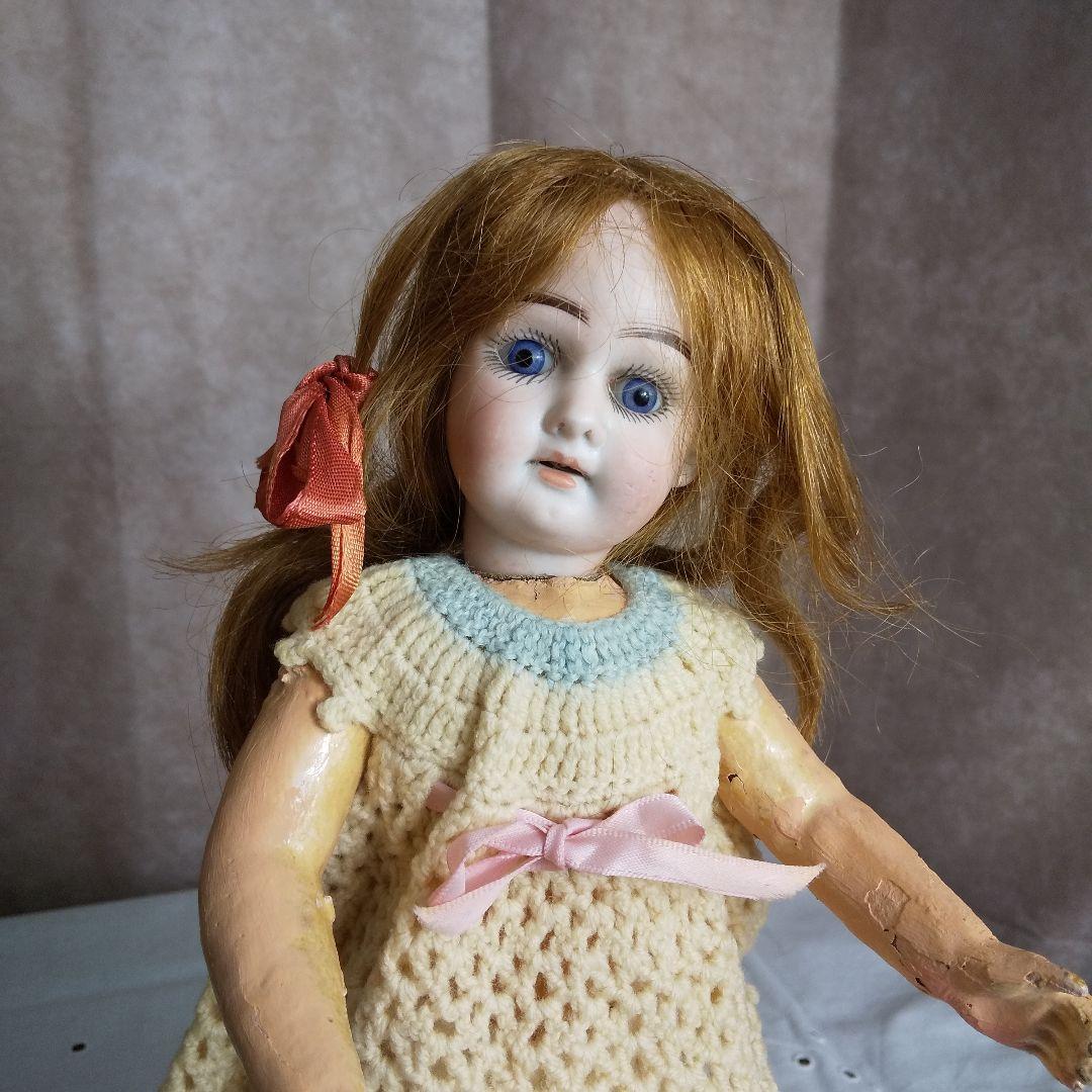 ❇️冬の大特価Sale❤️小ぶりで可愛いドイツアンティークビスクドール