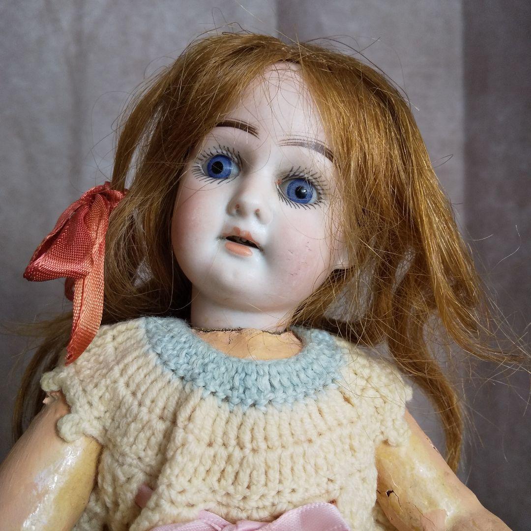 ❇️冬の大特価Sale❤️小ぶりで可愛いドイツアンティークビスクドール