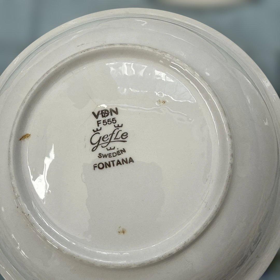 （ウプサラ・エケビィ）フォンタナ　ゲフレ　スーププレート5枚