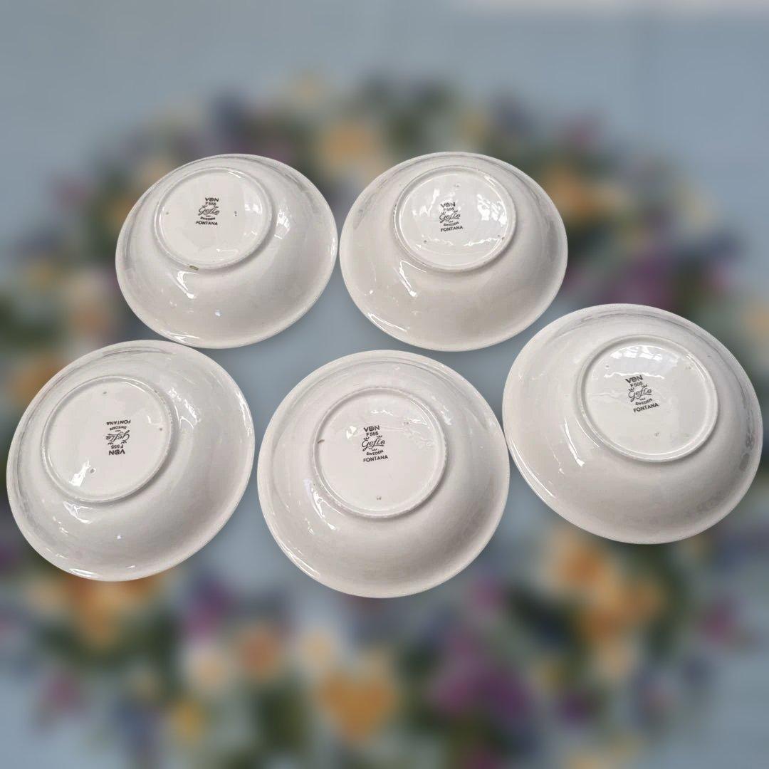 （ウプサラ・エケビィ）フォンタナ　ゲフレ　スーププレート5枚