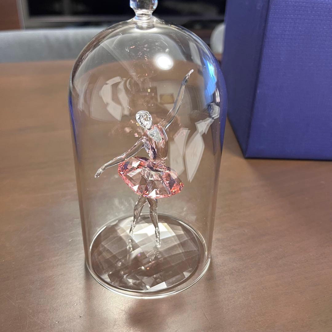 【新品】スワロフスキー　ガラス鐘　バレリーナ