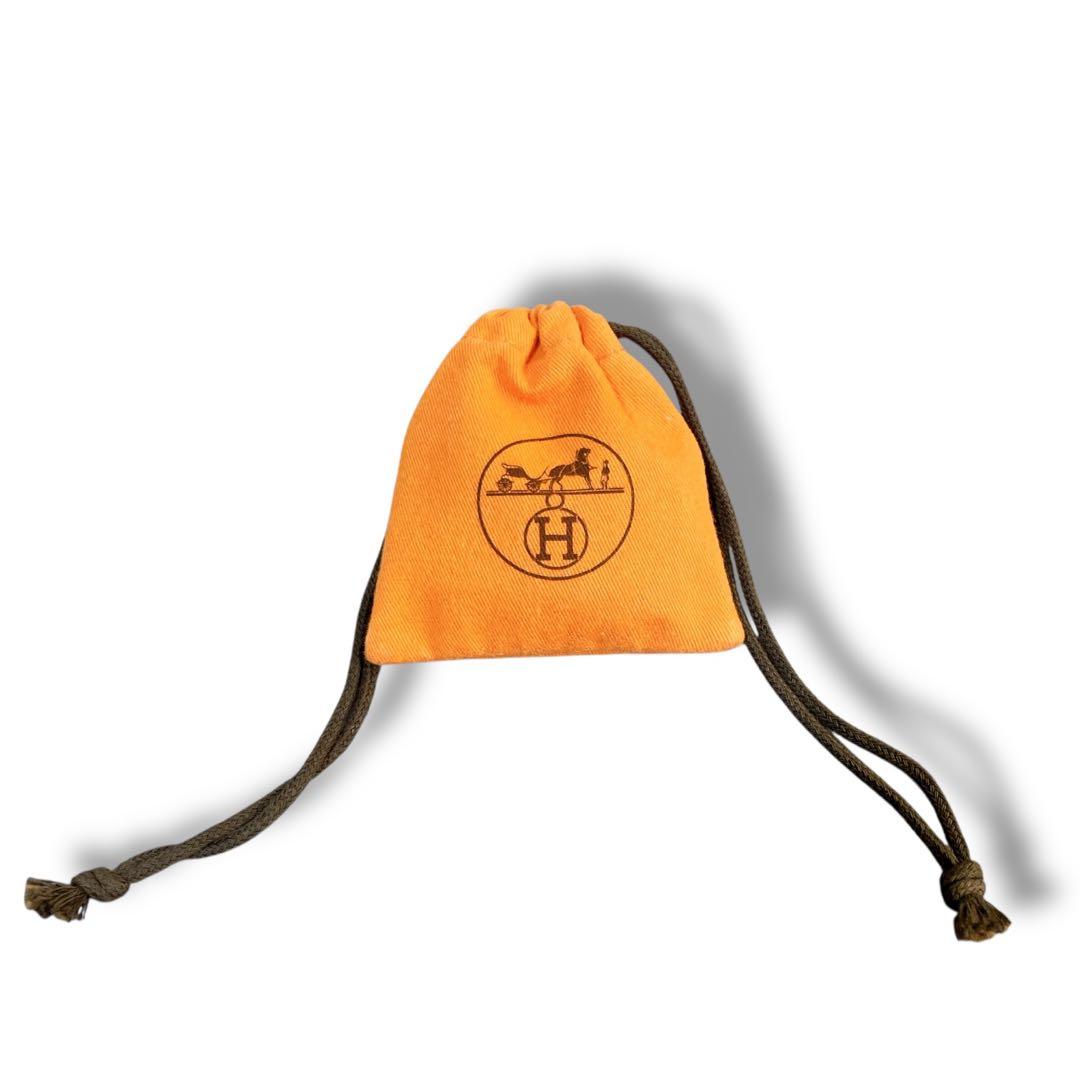 エルメス 良品 フランス製 保管袋付き レザー ゴールド金具 グローブホルダー