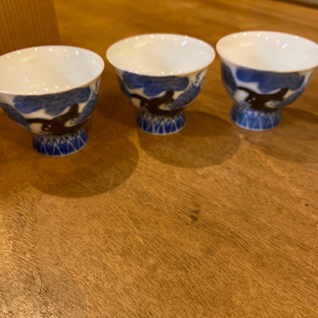 深川製磁昭和中期煎茶器揃え