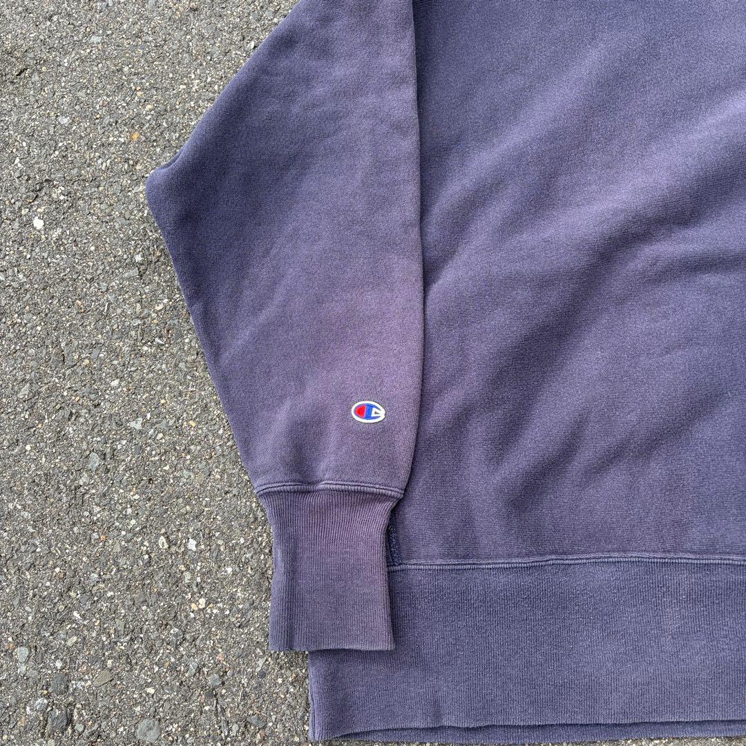 鬼フェード champion USA製 リバースウィーブ 90s ナス紺 XL