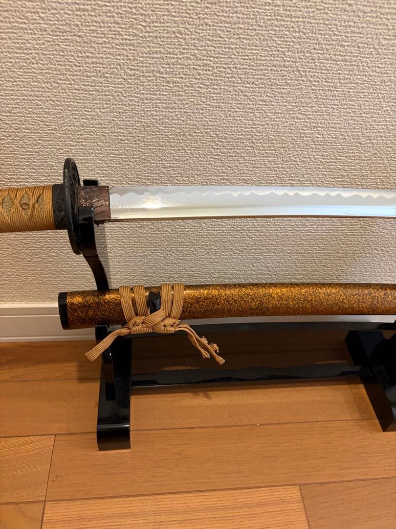 高級模造刀 金黎継 美術刀 台座付き（別型）