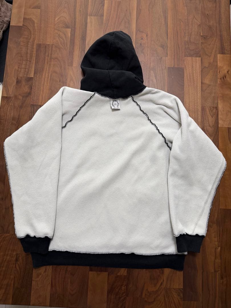 CHROME HEARTS OLD サーマル裏地 パーカー ブラック