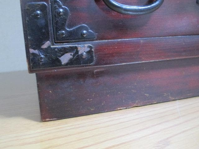 欅材　和箪笥　小箪笥　船箪笥　金具　引き出し