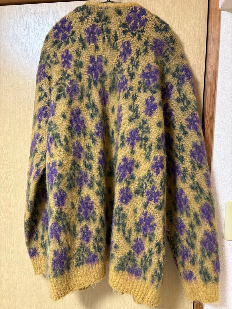 needles モヘアカーディガン　L