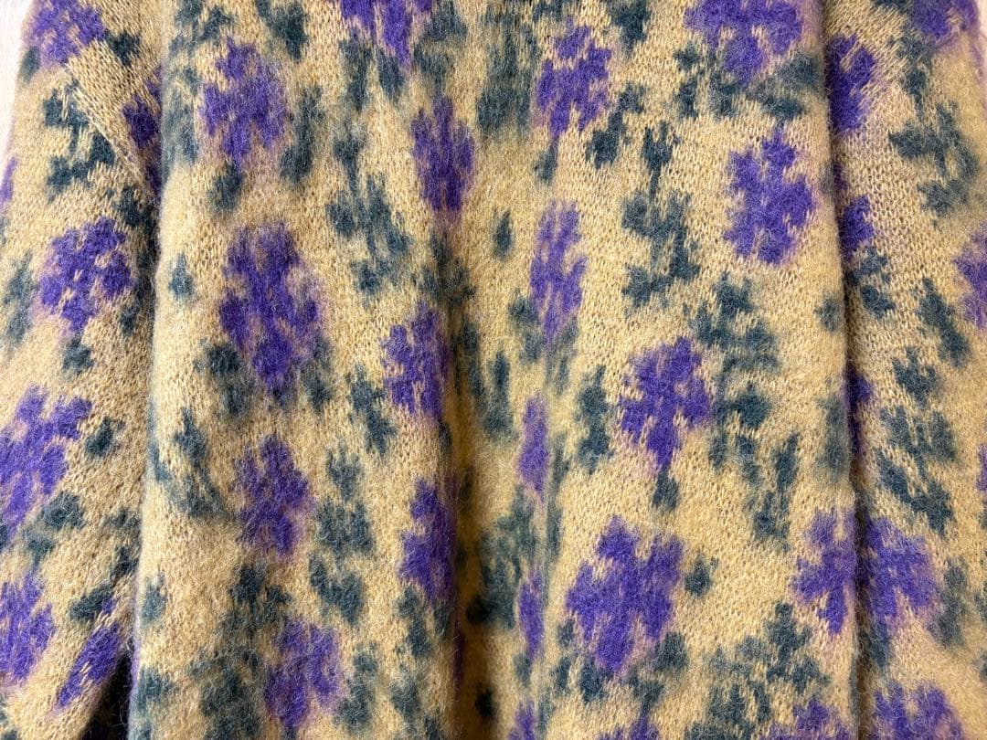 needles モヘアカーディガン　L