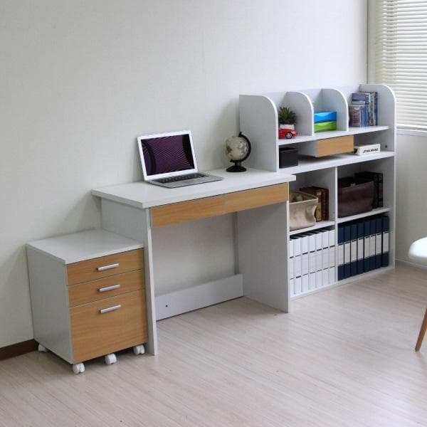 《新品・送料無料》学習机 学習デスク ３WAYレイアウトデスク ３段チェスト