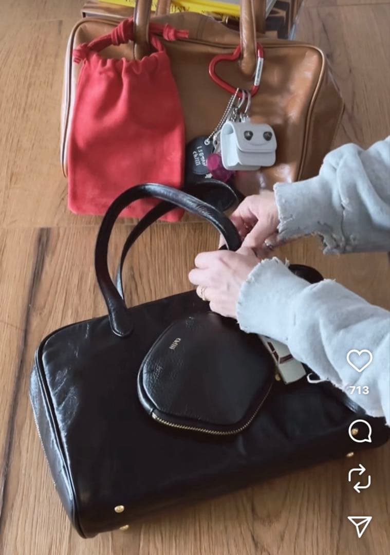 chiiiibag ニューボストン　ブラック