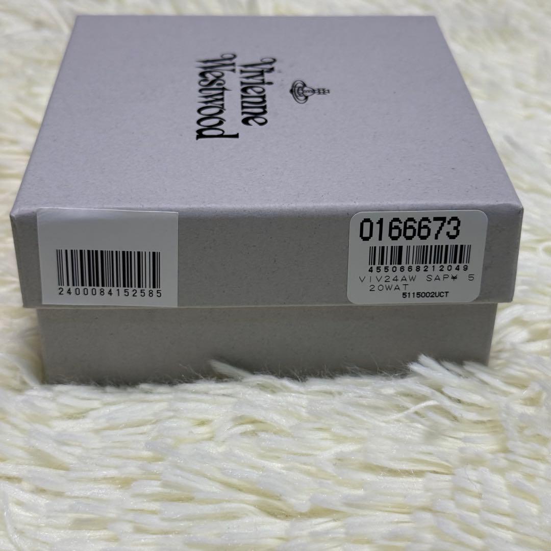新品 Vivienne Westwood 財布 三つ折り財布 オーブロゴ