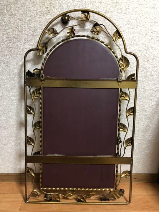 アンティーク鏡　レトロ　壁掛け　インテリア