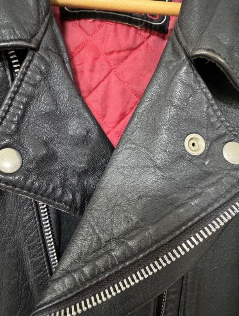 TT LEATHERS ダブルライダースジャケット サイズXL相当