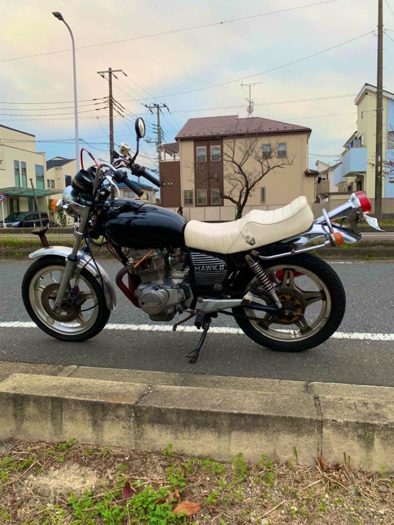 フセイン　送料込み　cb250t ホーク用　タックロール