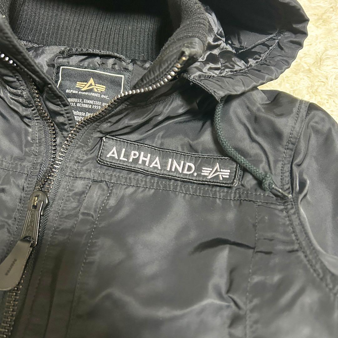 美品✨ ALPHA INDUSTRIES MA-1 フライトジャケット 黒 M