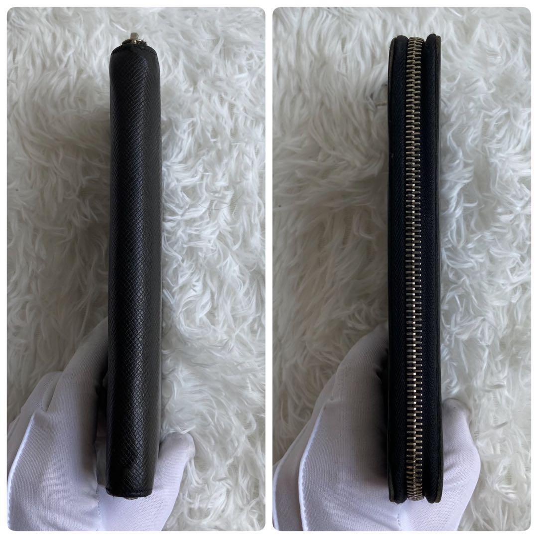 美品✨ ルイヴィトン 長財布 タイガ ジッピーウォレット ヴェルティカル 黒