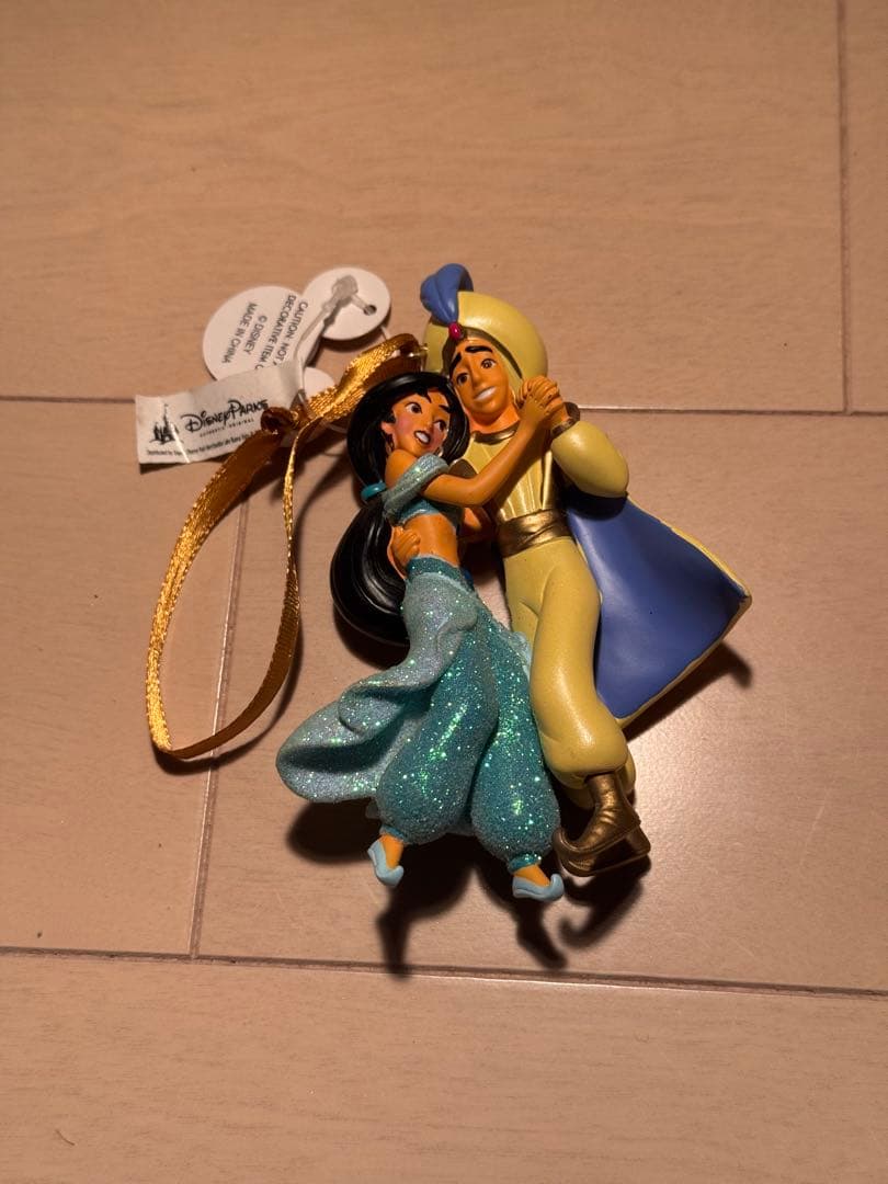 【希少★レア】タグ付き海外パーク品　アラジン　ジャスミン　オーナメント