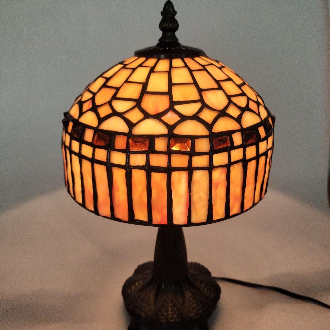 ステンドグラスライト　アンティーク　レトロ　昭和