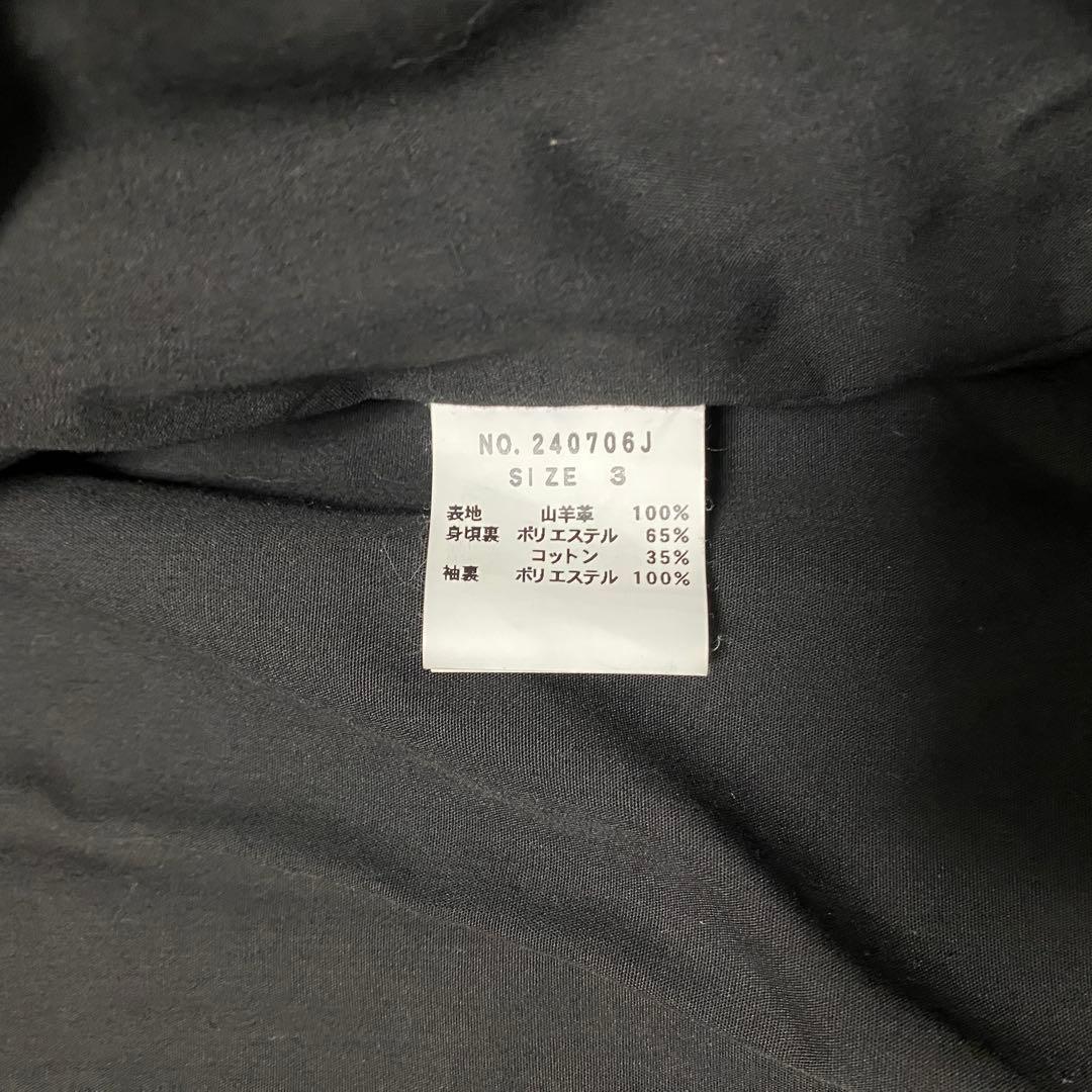 ジャケット・アウター JACKROSE goat leather biker jacket