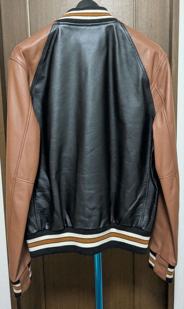 た*ん様 最終日販売　COACH　レザーブルゾン　48サイズ