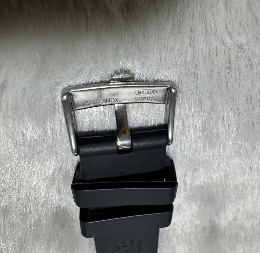 Rubber B ブラックラバーベルト ロレックススポーツモデル用　型番M103