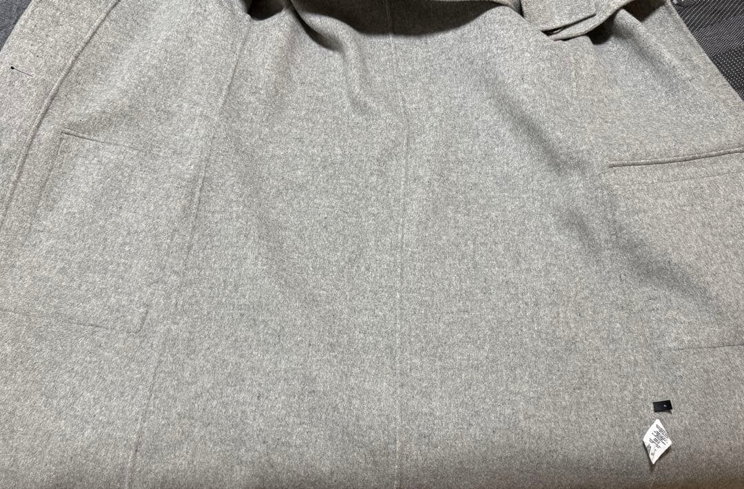 値下済Theory ダブルフェイスダッフルコート　ウールフードコート　カシミヤ混