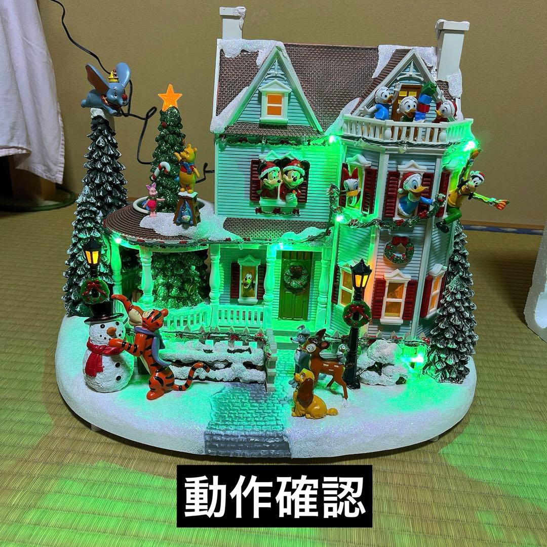 極美品　ディズニー♪Animated Holiday House ♪Costco