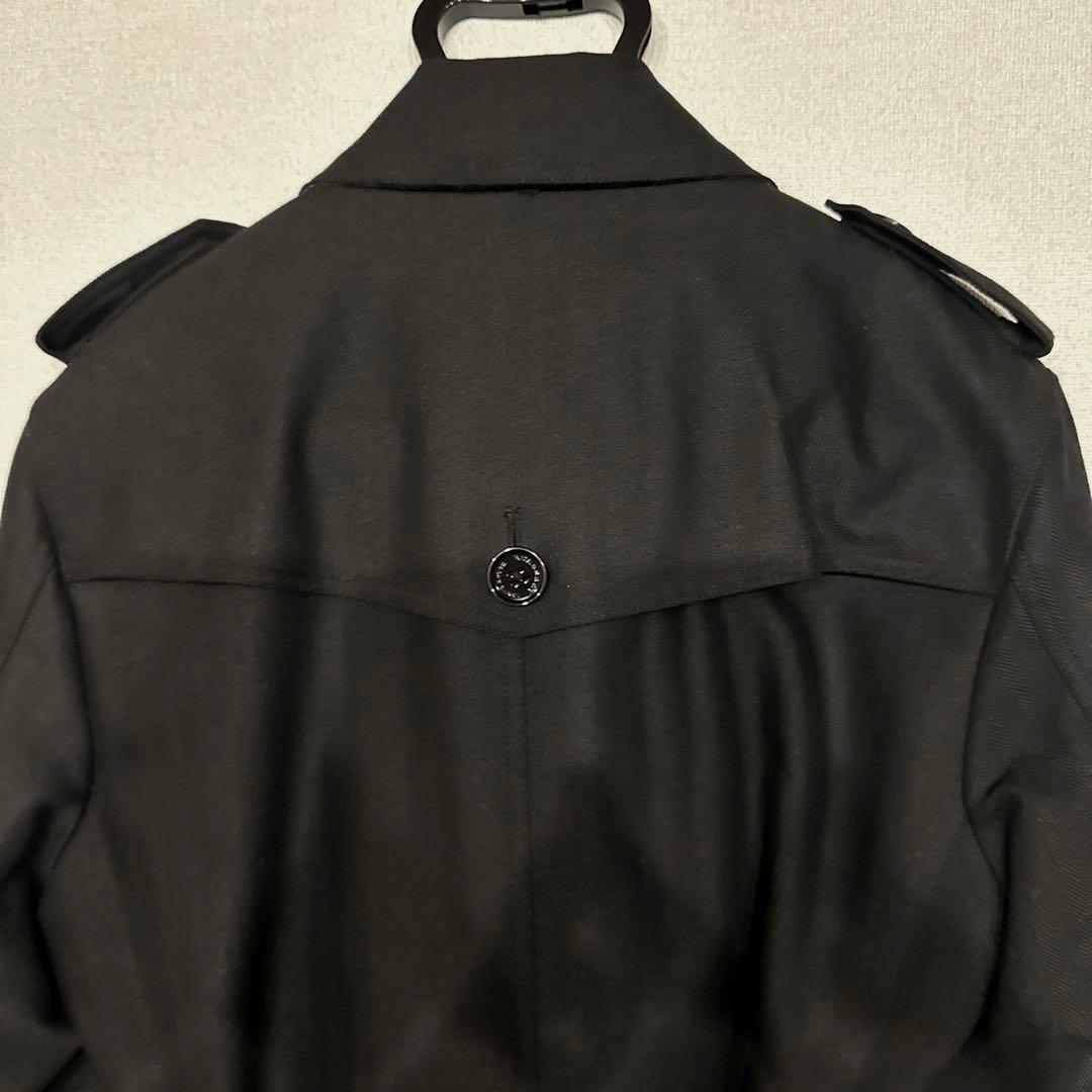 BURBERRY BLACK LABEL ミドル丈トレンチコート ヘリンボーンL