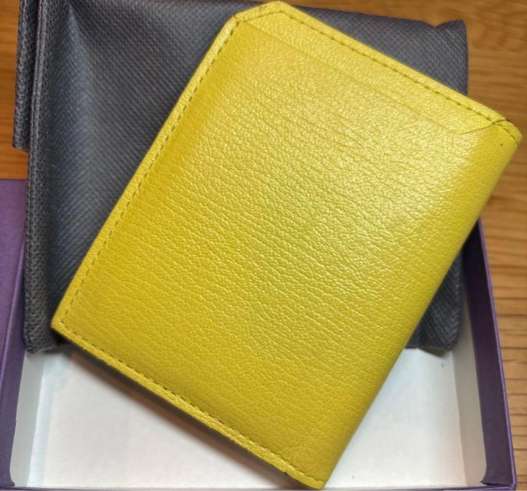 L'arcobaleno スマートカードウォレット　yellow＊yellow＊