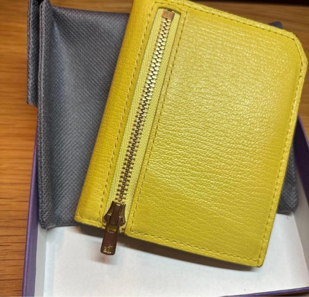 L'arcobaleno スマートカードウォレット　yellow＊yellow＊