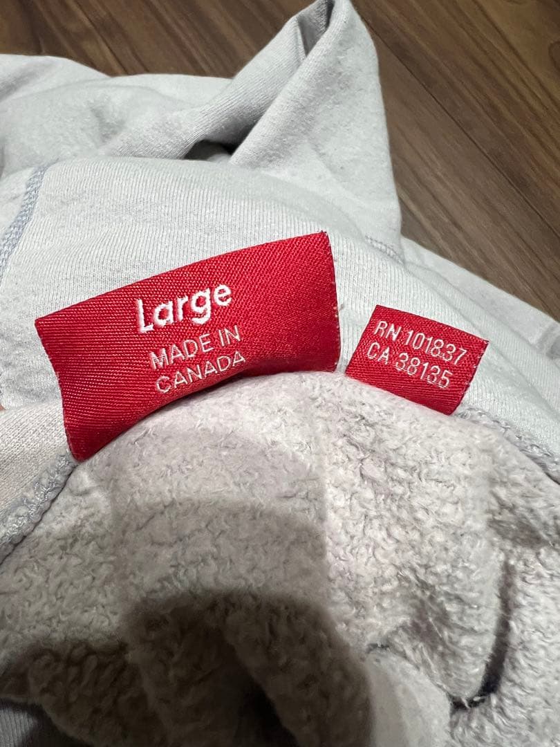 【Lサイズ】supremeスモールボックスロゴsmall box グレージュ