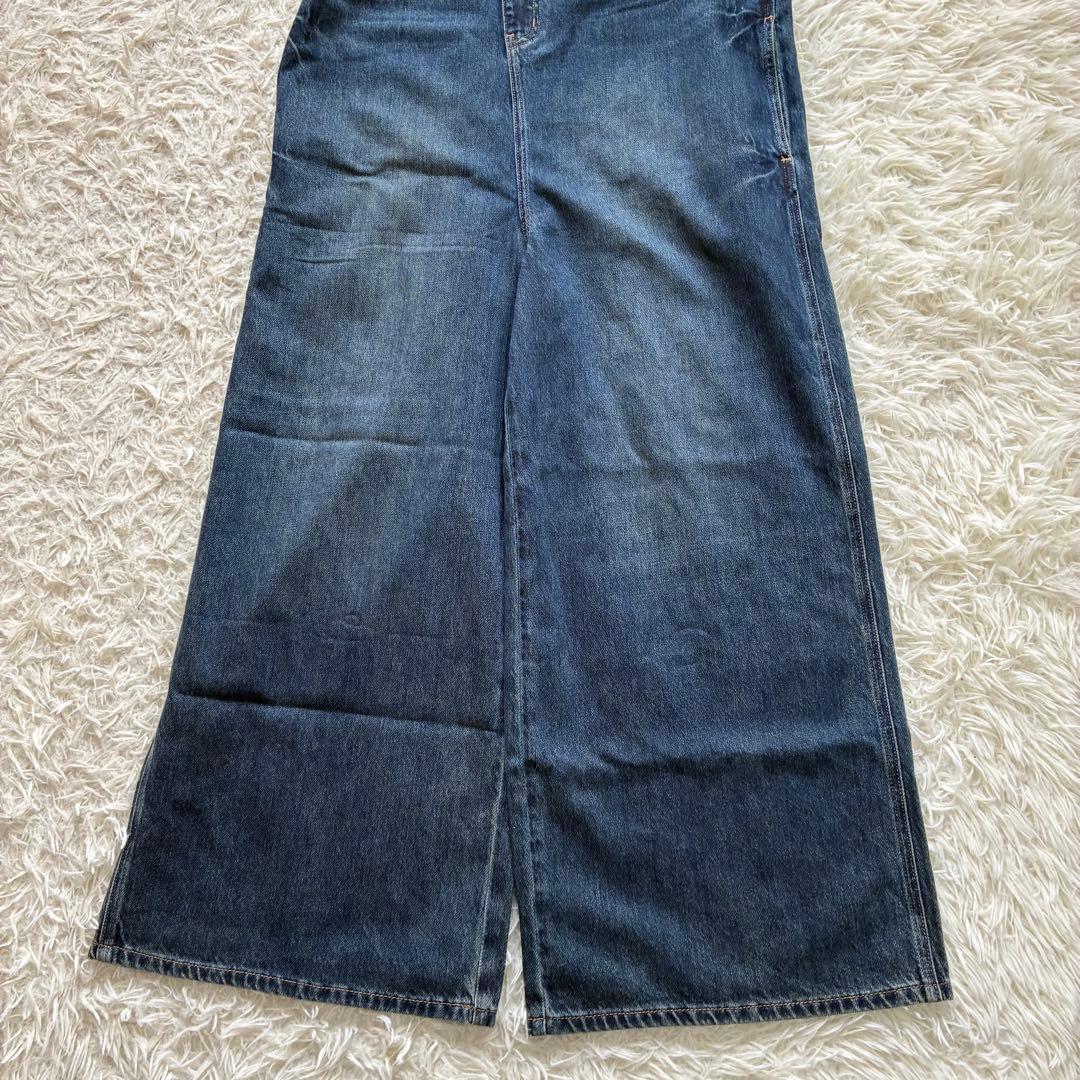 新品タグ付き　RADIATE アシメフロントデニムオーバーオール