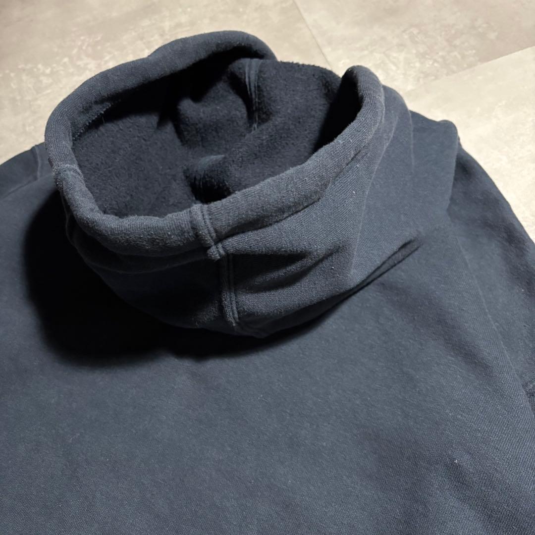 カーハート carhartt パーカー　フルジップ　サンフェード　ネイビー　紺色