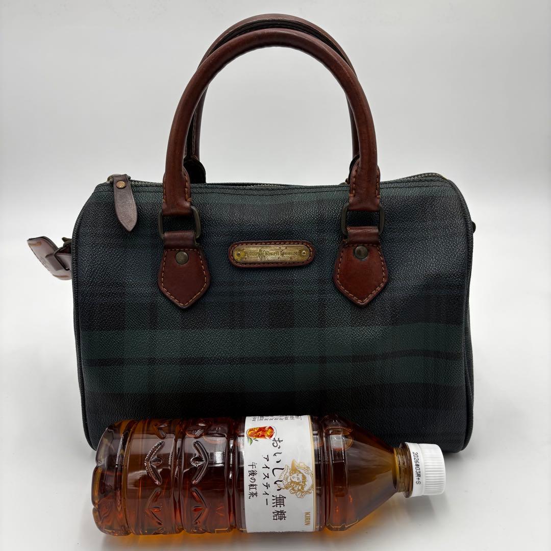 ポロ　ラルフローレン　ミニ　ボストンバッグ　ハンドバッグ　PVC