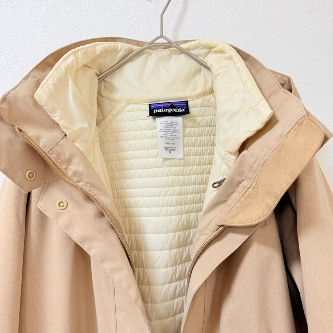 【Patagonia】3WAYコート インナーダウン付 フード着脱可 Mサイズ