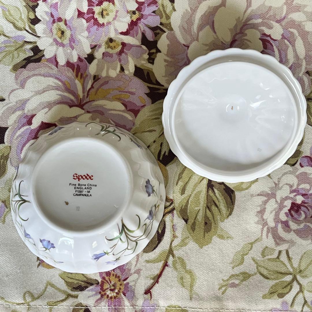 【希少品】英国製　スポード ★カンパニュラ★ボンボニエール