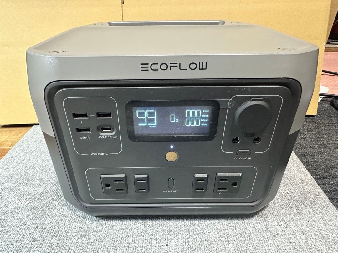 EcoFlow  2 Max 512Wh　エコフロー