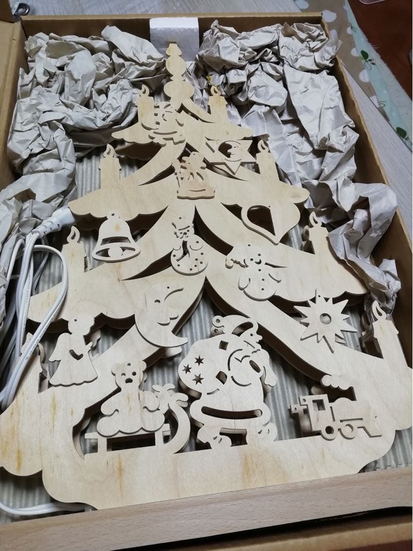 クリスマス　木製の飾り　置物　ドイツ製