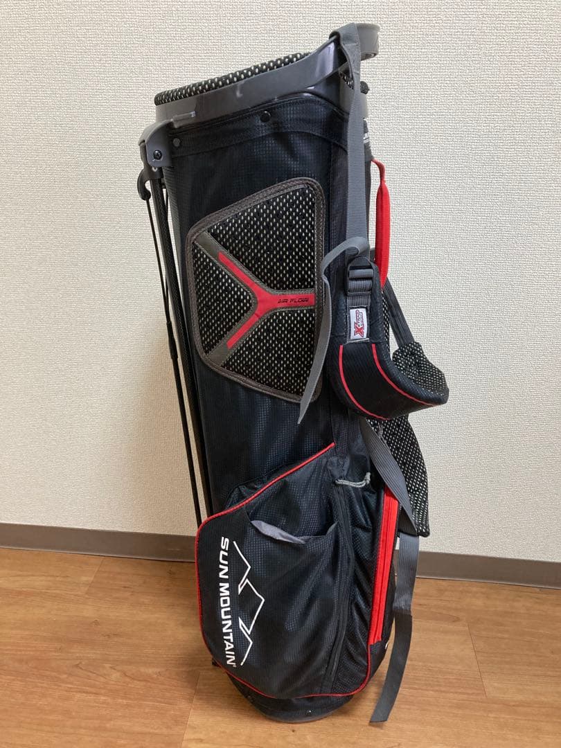 SUN MOUNTAIN 2.5+ キャディバッグ ブラック/レッド