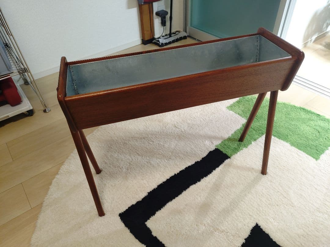 Klokken クロッケン チーク材プランター フラワースタンド マガジンラック