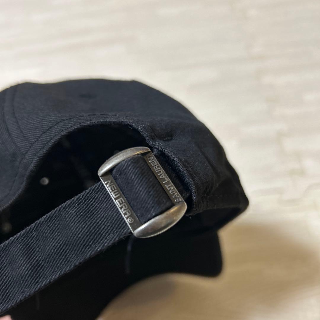 サンローランパリ　カサンドラロゴキャップ　ブラック　687687