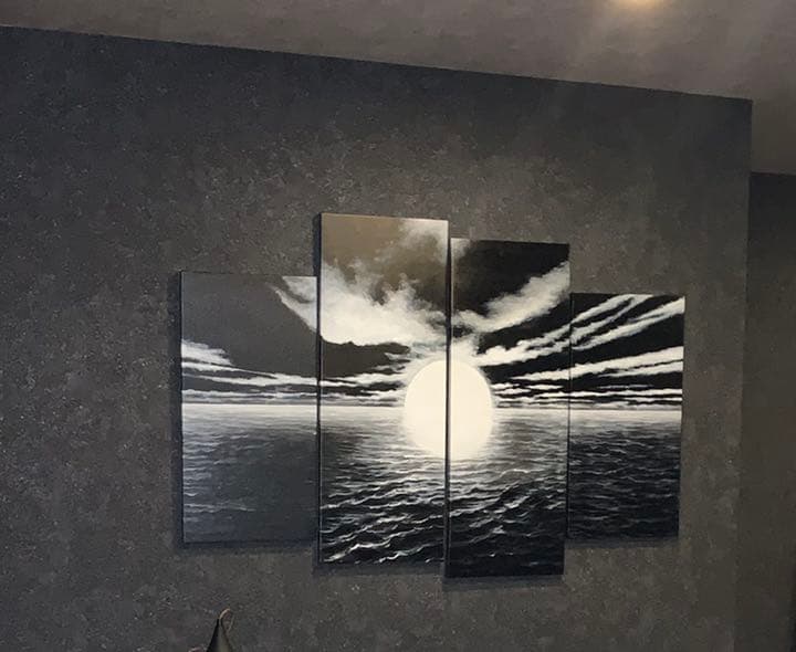 カッコいい壁掛け⭐︎油絵⭐︎