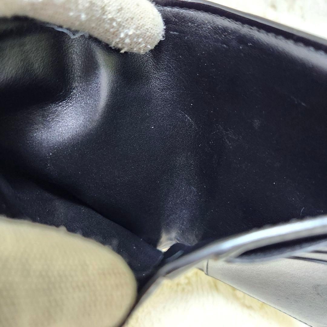 ✨極美品✨ボッテガ　長財布　二つ折り　カセット　ミディアム　レザー　ブラック　黒