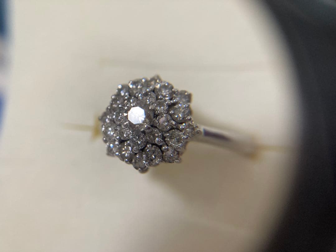 バ**様 k14 ダイヤモンド　リング