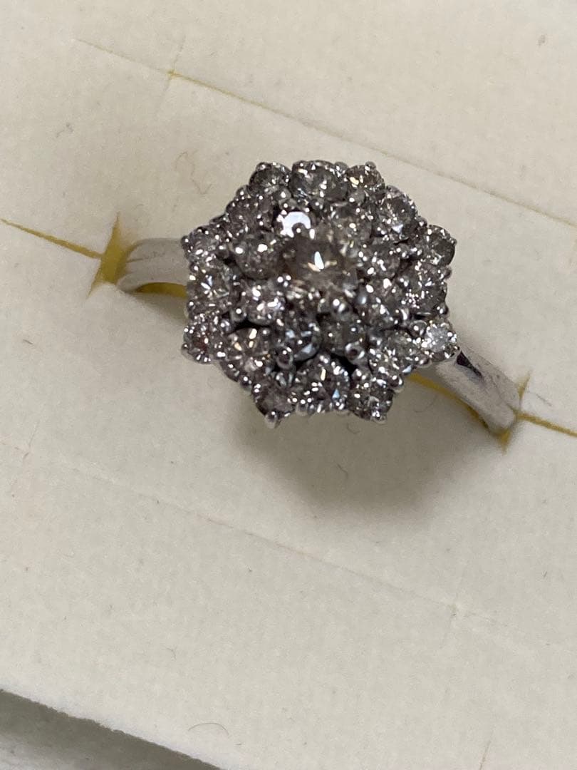 バ**様 k14 ダイヤモンド　リング