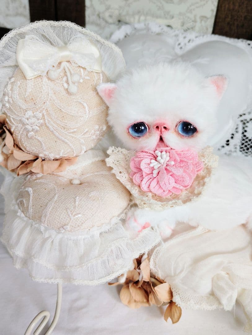 うるるんオメメ♡エキゾチック子猫ちゃん♡アートドール♡ぬいぐるみ♡