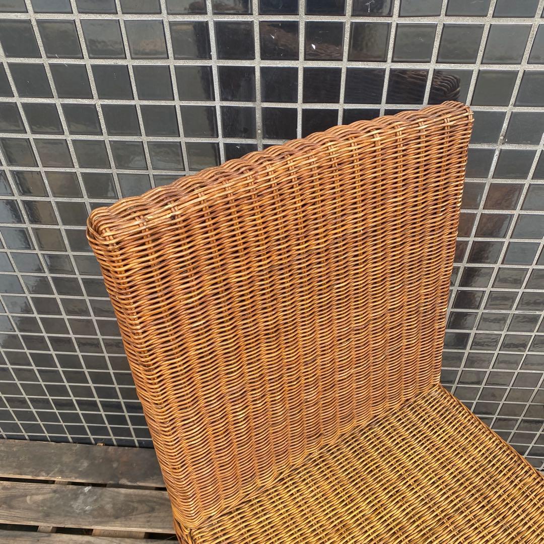 A. 昭和レトロ ラタンダイニングチェア インテリア ナチュラル 高級家具