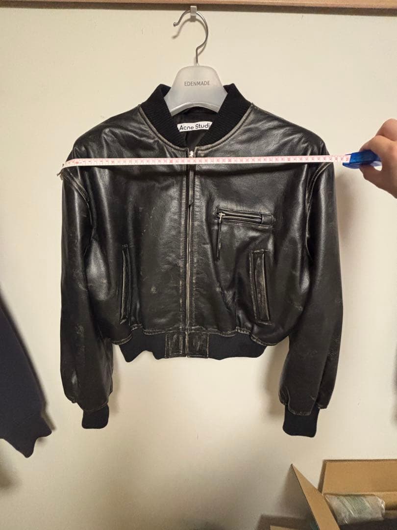 Acne Studios レザーボンバージャケット 38サイズ