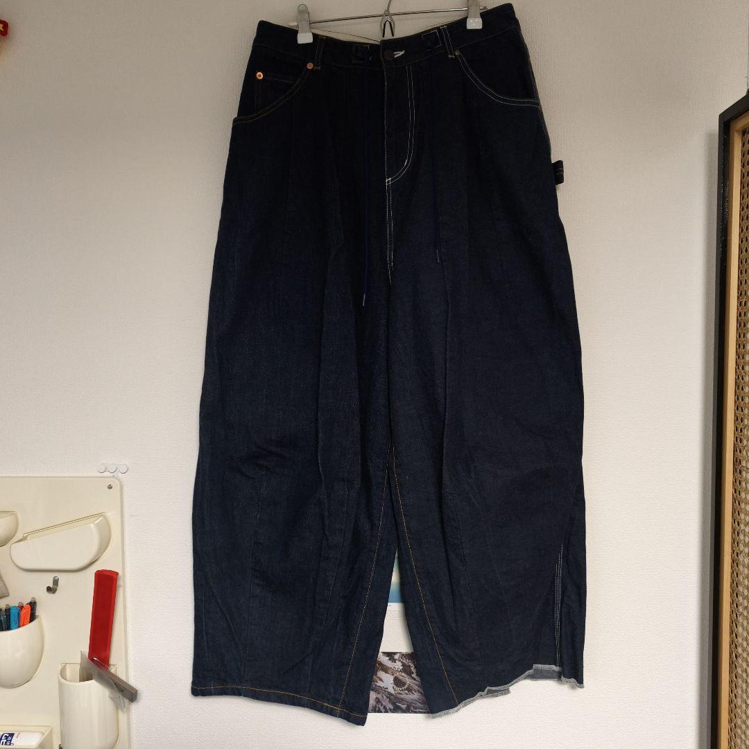 ニードルス×ビームスボーイ別注デニムヒザデルパンツ　2サイズ